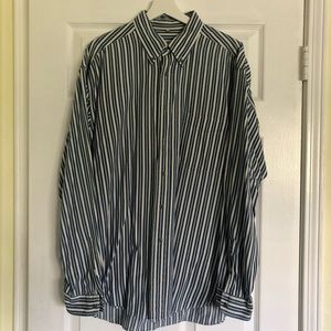 Armani Jeans | Vintage Striped Button Down Shirt
